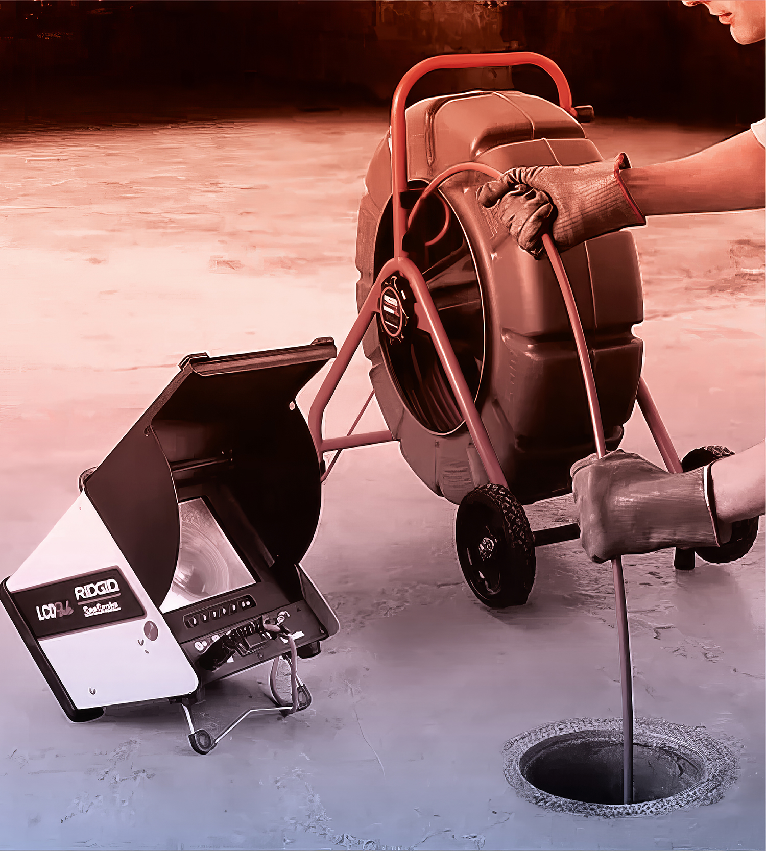 Peritagem e Inspeção Tubular com câmera CTTV